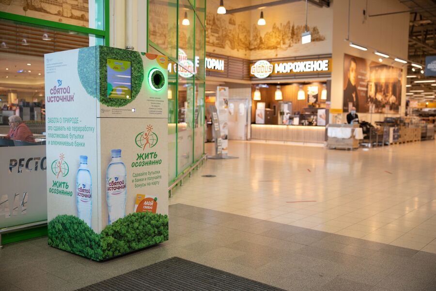 Российский производитель фандоматов Ecoplatform собрал первый миллион тары на переработку
