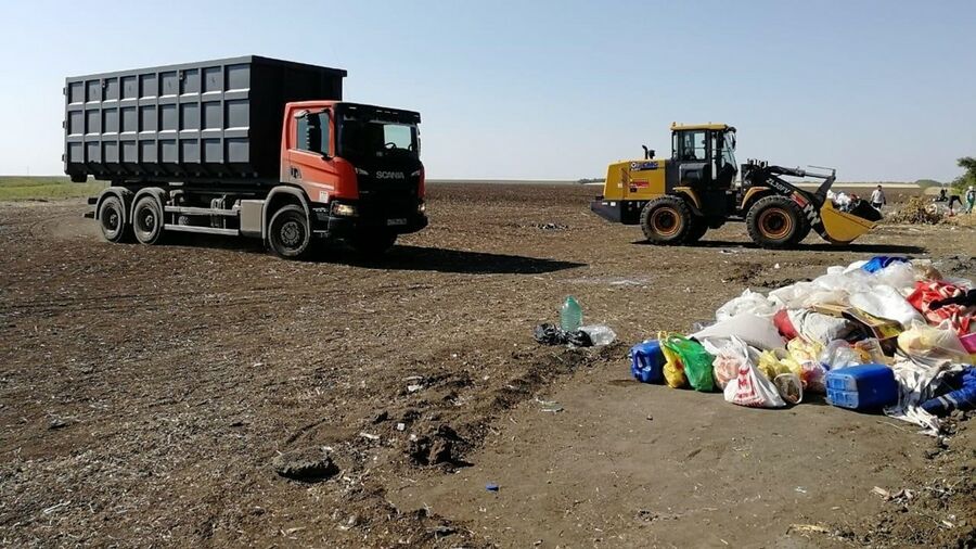 Регоператор «ЭкоСтройРесурс» убрал территорию после закрытия лагеря мигрантов