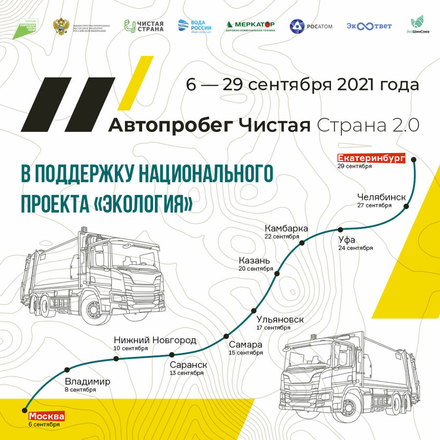Удмуртия войдет в маршрут автопробега в поддержку нацпроекта «Экология»