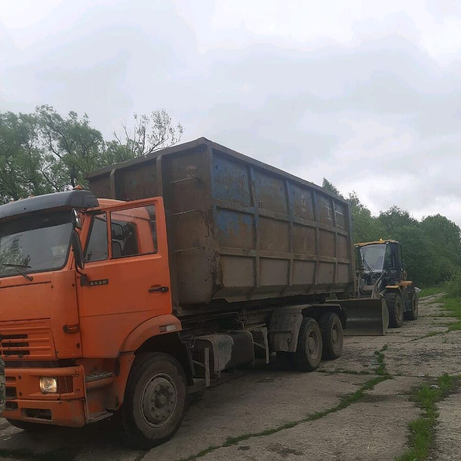 Эколайн-Воскресенск ликвидирует несанкционированную свалку в Подмосковье