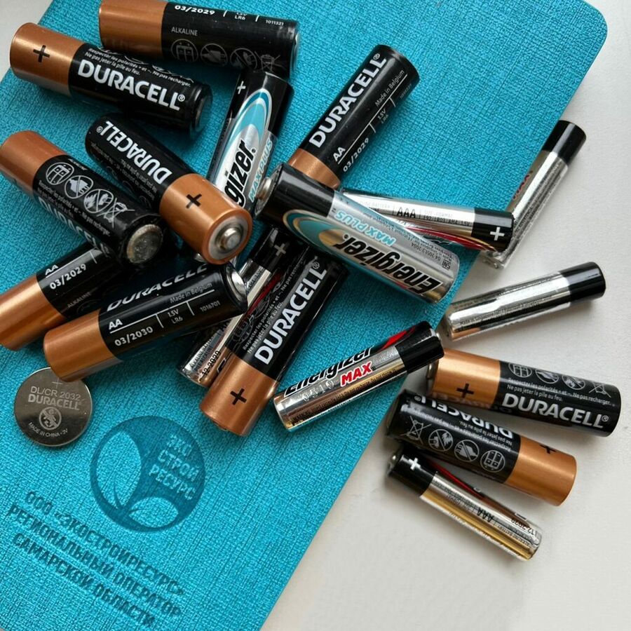 ЭкоСтройРесурс отправил на переработку почти 6 с половиной тонн батареек