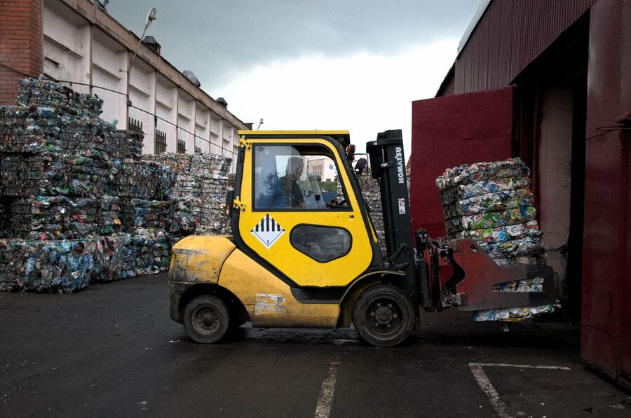Экоцентры передали Группе «ЭкоЛайн» 16 тонн вторсырья
